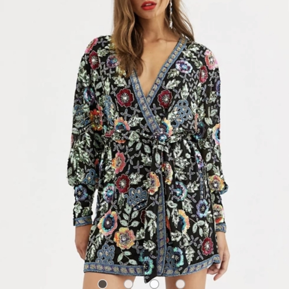 !!! ISO !!! ASOS edition floral beaded dress